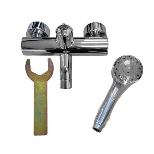 Fantini Nostromo Complete Wall-Mounted Bath mixer 50 02 1615S