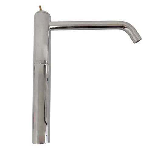 Fantini Nostromo Small Chrome Tall Mono Basin Mixer with Extended Spout 20cm 50023607SWF