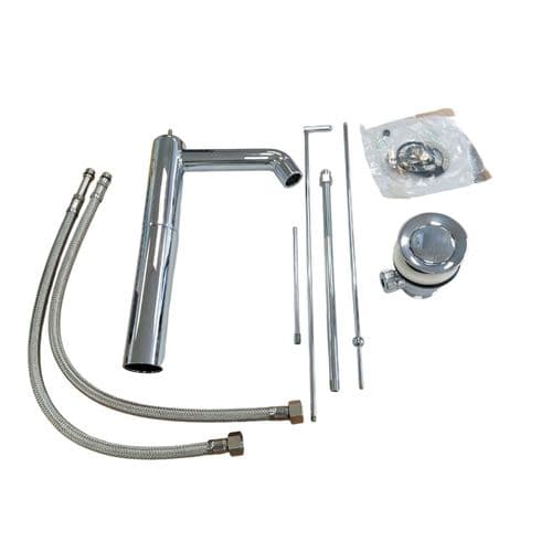 Fantini Nostromo Small High Single Washbasin Mixer Without Handle With pop-up Waste 50 02 3606SF