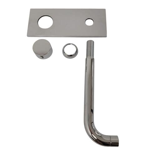 Fantini Nostromo Wall-Mounted Washbasin Single lever Mixer 20cm Spout  50021613SB