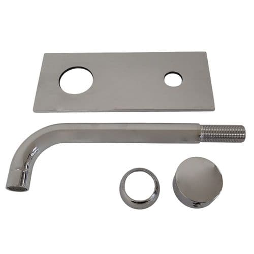 Fantini Nostromo Wall-Mounted Washbasin Single lever Mixer 20cm Spout 50021613SB