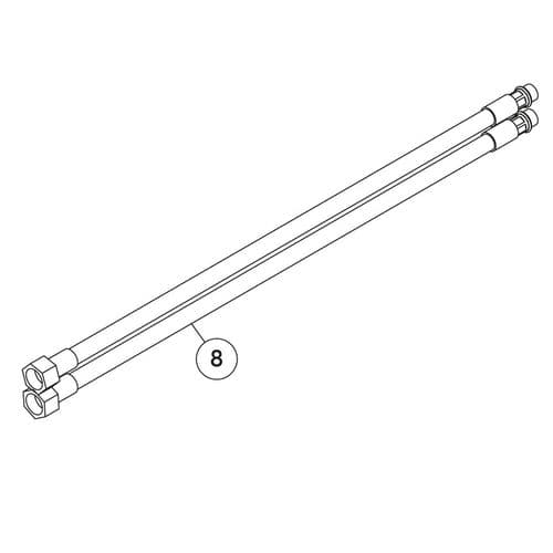 Fantini Pair of Connecting Hoses 90029334