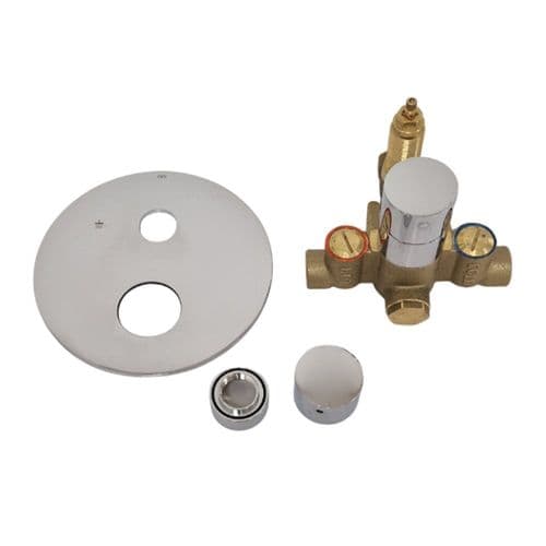 Fantini Relax Complete Thermostatic Built in Shower Mixer 66 02 3464S