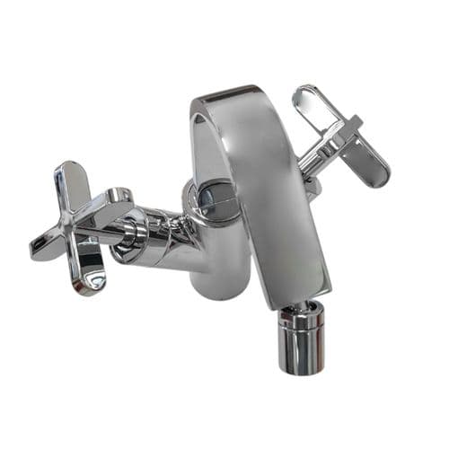 Fantini Riviera 1-hole Bidet mixer with Flat Spout  37 02 4262F