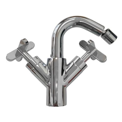 Fantini Riviera Chrome 1-hole Bidet Mixer  with Round Spout 37 02 4162F