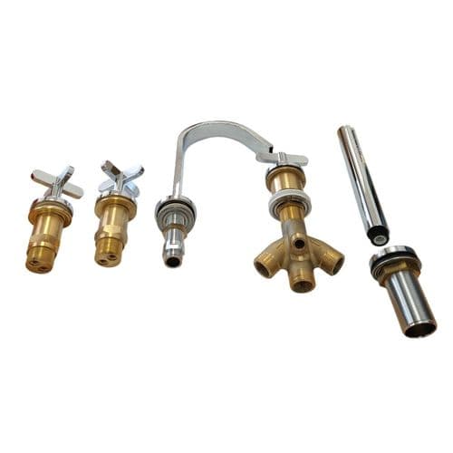 Fantini Riviera Chrome 5 Hole Deck Mounted Bath tub Mixer 37022465