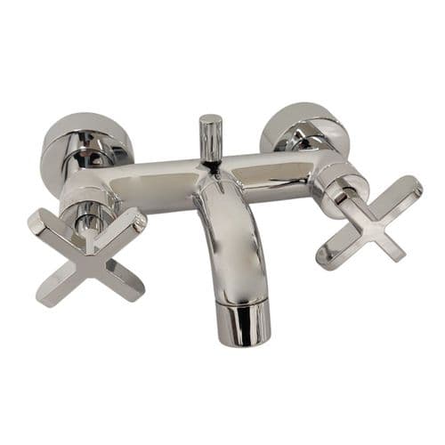 Fantini Riviera Complete Chrome Wall Mounted Bath Mixer 37 02 4115