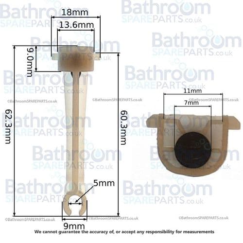 Fill Valve lift Arm & Washer EBLA001