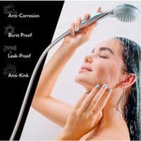 Fixrite 1.75m Chrome on Metal Shower Hose 11mm Bore SHO