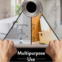 Fixrite 1.75m Chrome on Metal Shower Hose 11mm Bore SHO