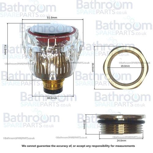 Fixrite Acrylic Head Tap Reviver KJ 1/2 AC