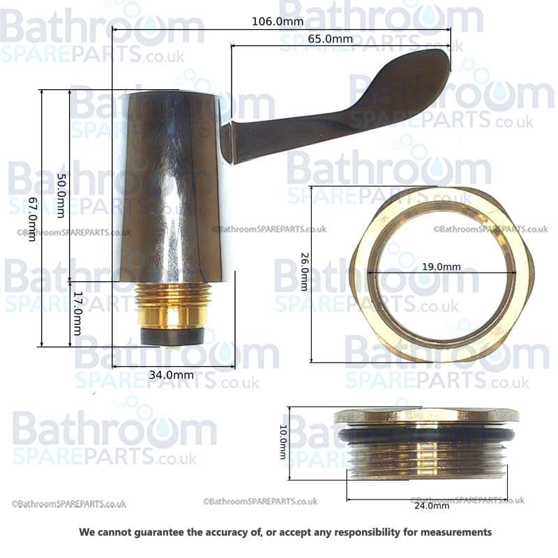 Fixrite Lever Head Tap Reviver KJ 1/2 LEV
