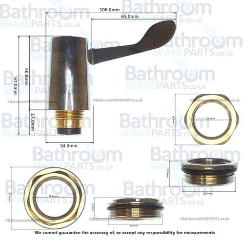 Fixrite Lever Head Tap Reviver KJ 3/4 LEV