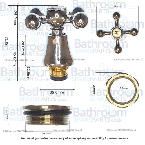 Fixrite Traditional Head Tap Reviver KJ 1/2 TC