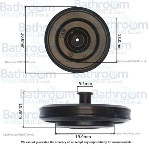 Fluidmaster Ballvalve Inlet Washer 242