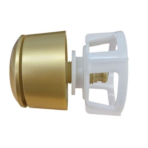 Fluidmaster Dual Flush Push Button Brushed Brass 800P-026-P250