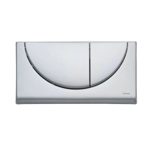 Fluidmaster Schwab VIVA DUO Matt Chrome Flush Plate 227602