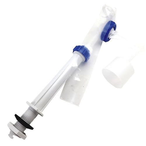 Fluidmaster Torbeck Bottom Entry Ball valve Adjustable Height 1/2" Connection 722U‑068‑P25