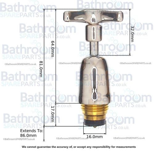 Francis Pegler 1/2" Hot Cartridge & Headwork 854860