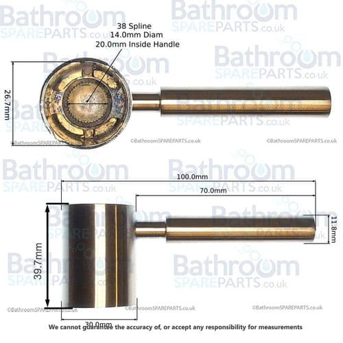 Francis Pegler Brita Ceto Filter Handle 888106