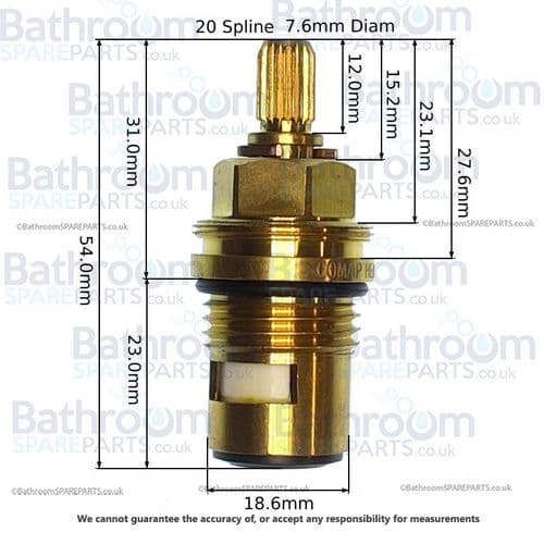 Francis Pegler Ebro Pair OF Cartridges 814041