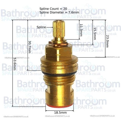 Francis Pegler Mechline Anti-Clockwise Close Valve 814043