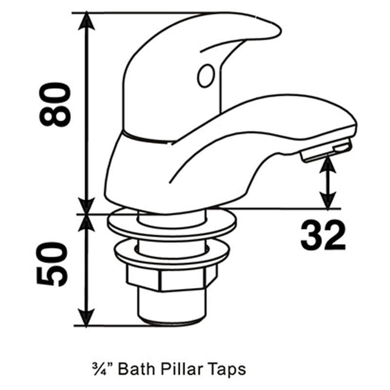 Francis Pegler Signia Bath Pillar Taps 4L2102 Spare Parts
