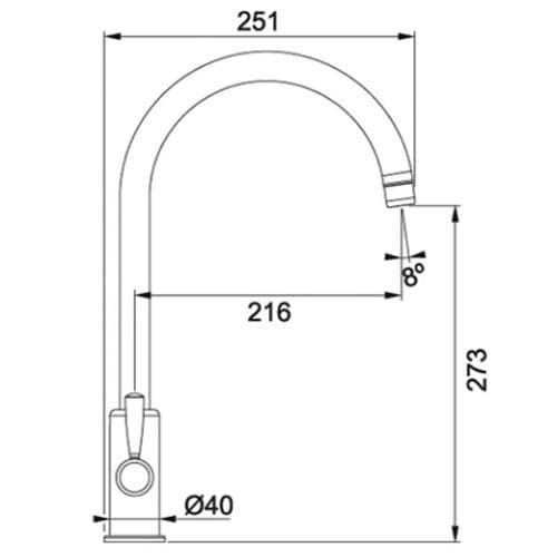 Franke Ascona Silk Steel Kitchen Tap Spare Parts 115.0250.636