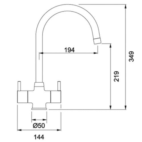 Franke Athena Silk Steel Kitchen Tap Spare Parts 115.0311.215