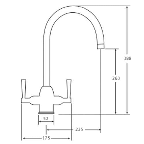 Franke Basel Silk Steel Kitchen Tap Spare Parts 115.0068.029
