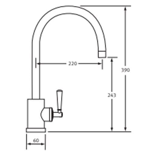 Franke Fuji Chrome Kitchen Tap Spare Parts 115.0250.326
