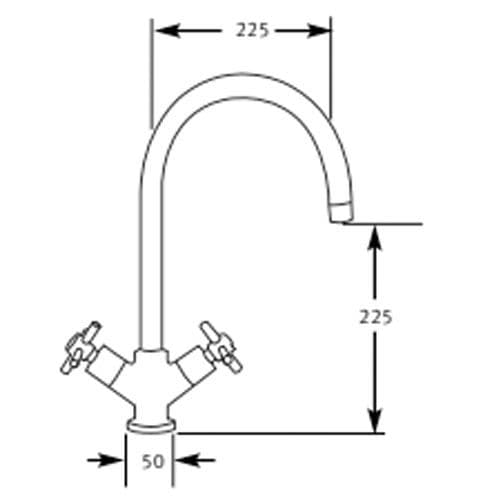 Franke Helena Chrome Kitchen Tap Spare Parts 115.0049.982