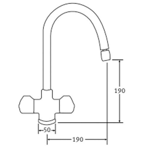 Franke Moselle Chrome Kitchen Tap Spare Parts 115.0049.976