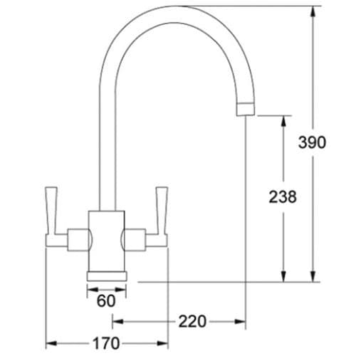 Franke Olympus Silk Steel Kitchen Tap Spare Parts 115.0049.979