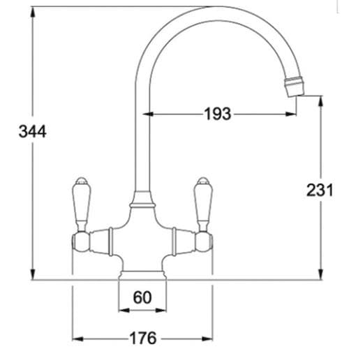 Franke Venician Chrome Kitchen Tap Spare Parts 115.0184.669