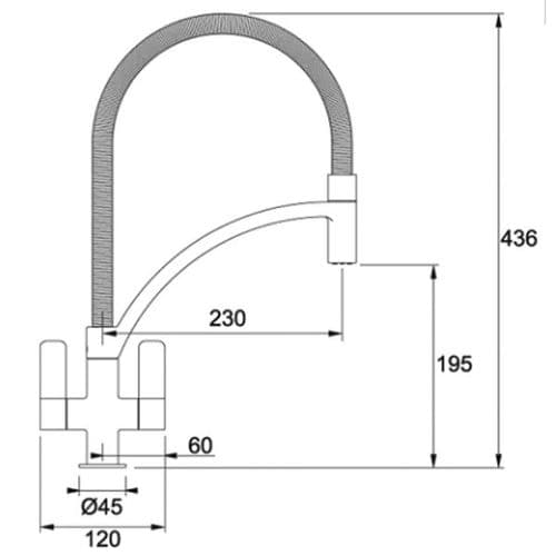 Franke Wave Chrome Kitchen Tap Spare Parts 115.0277.034