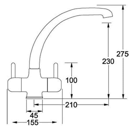 Franke Zurich SilkSteel Kitchen Tap Spare Parts 115.0061.579