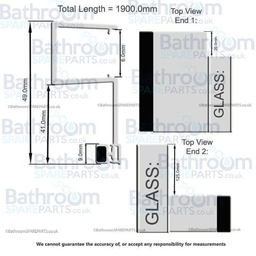 Frontline 8EQOS23L Magnetic Seal Fixed RH PART0387