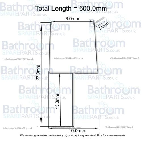 Frontline BEP9153LB-12 TO 17 1200mm Bottom Seal SP00050