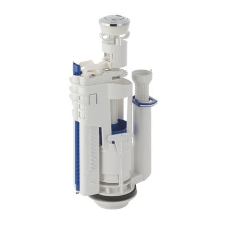 Gala EOS Dual flush valve for ceramic cistern, with blue square dual flush 5035700