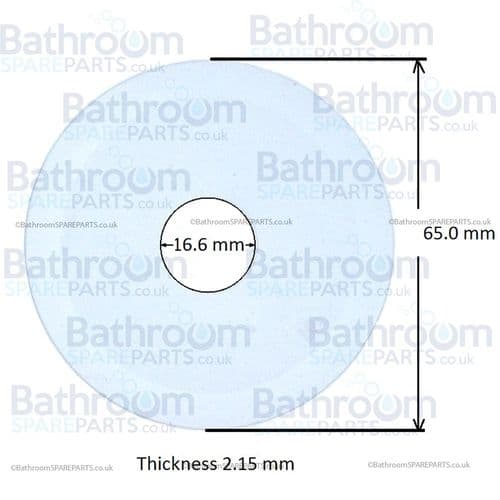 Gala Flush Valve Washer for Toilet Dual Flush Valve 5049500
