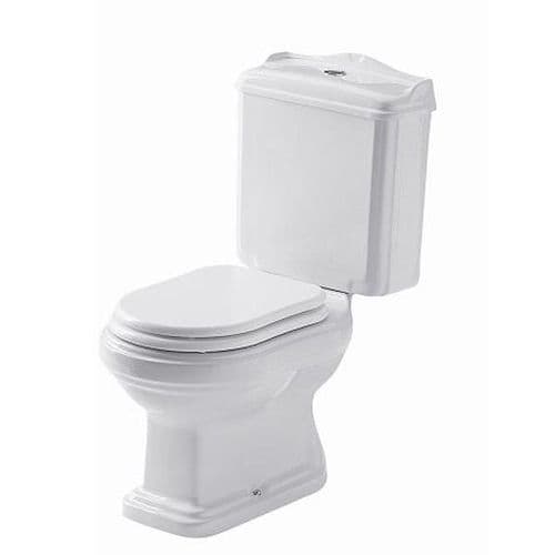 Gala NOSTALGIA Dual flush valve for ceramic cistern, with blue square dual flush 5035700