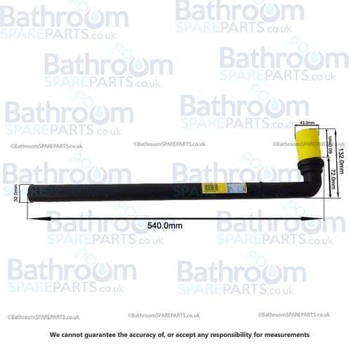 Geberit 32mm Flush Pipe 119.704.16.1