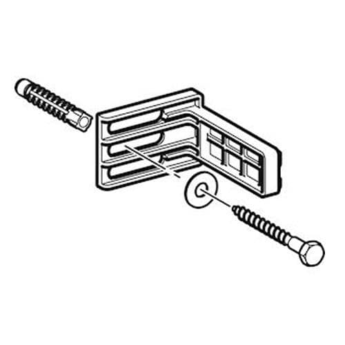 Geberit 8cm Fastening Bracket 465.025.00.1