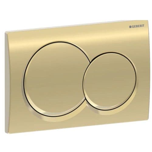 Geberit Alpha 01 Brass Dual Flush Plate 115.035.QE.1