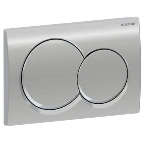 Geberit Alpha 01 Gloss Chrome Dual Flush Plate 115.035.21.1