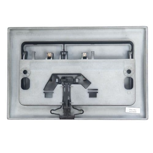 Geberit Alpha 01 Matt Black Dual Flush Plate 115.055.14.1