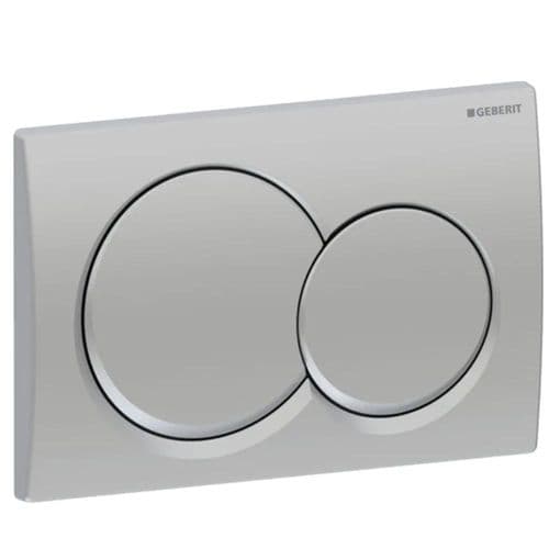 Geberit Alpha 01 Matt Chrome Dual Flush Plate 115.035.46.1