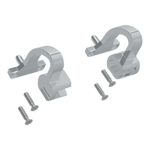 Geberit AquaClean Mera Toilet Seat Cover Hinge Set Chrome Plated 245.666.21.1