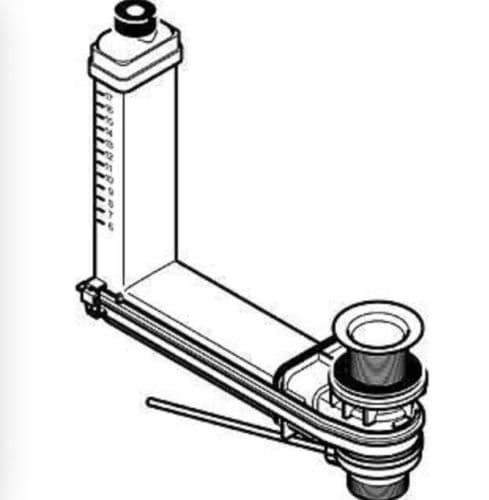 Geberit Basin Clou Waste built in over flow 261.535.00.1 REPLACED BY 309824